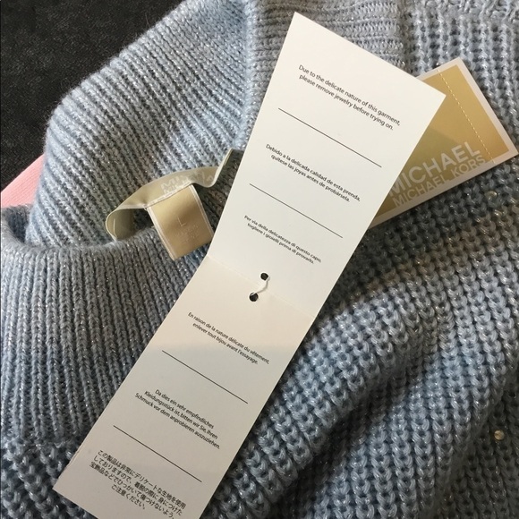 MICHAEL Michael Kors Sweater size large blue - Picture 7 of 16